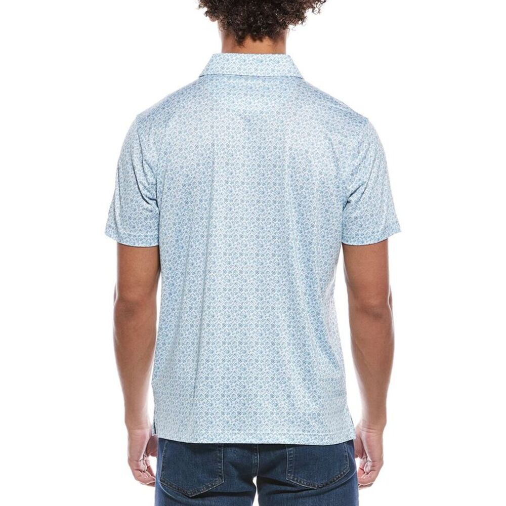 Brooks Brothers Mens Gentleman Print Polo Shirt, White - Picture 2 of 3